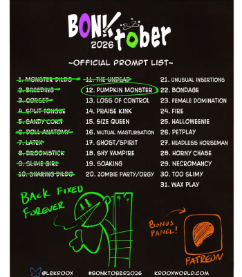 [Creux] Bex & Keit – BONKtober 2026 [ongoing] comic porn sex 24