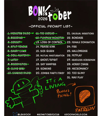 [Creux] Bex & Keit – BONKtober 2026 [ongoing] comic porn sex 26
