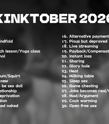 Kinktober 2026 (ongoing) comic porn sex 7