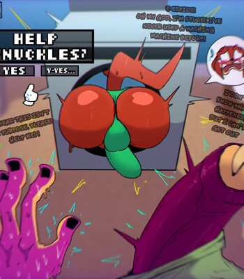 Knuckles x Espio : Mixed thoughts comic porn thumbnail 001