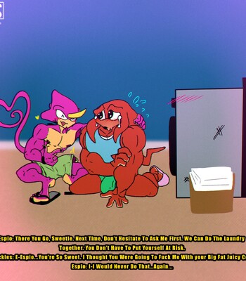 Knuckles x Espio : Mixed thoughts comic porn sex 2