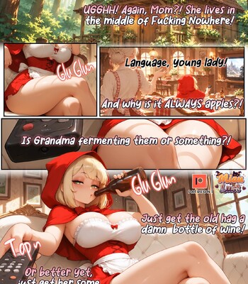 Not so little red riding Hood comic porn sex 3