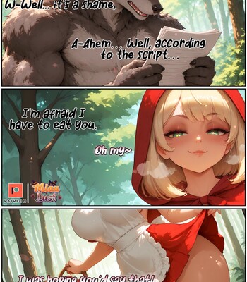 Not so little red riding Hood comic porn sex 9