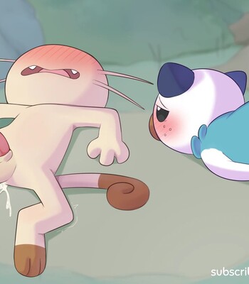 Purrloin, Meowth and Oshawott set comic porn sex 4