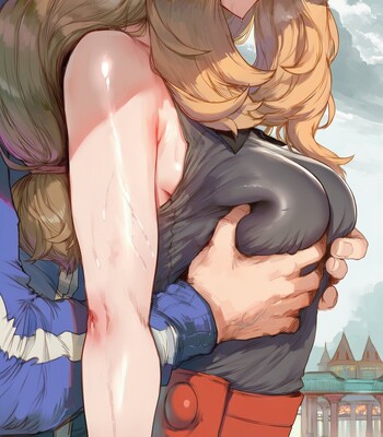 Serena x Calem comic porn thumbnail 001