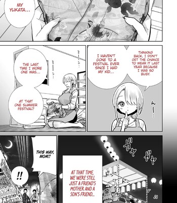 Tomodachi no Mama ga Boku no Dekachin de Ikimakutta Natsumatsuri | The Summer Festival Where My Friend’s Mother Came on My Big Dick comic porn sex 3